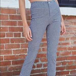 Brandy Melville John Galt Tilden Gingham Pants